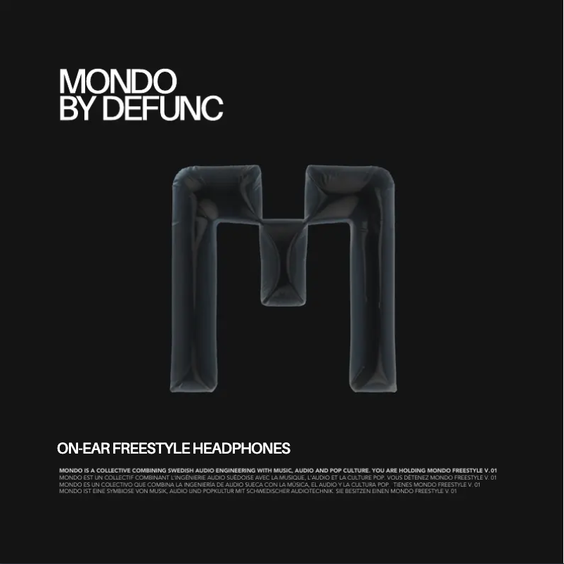 Page n°1 - Manuel utilisateur Defunc Mondo Freestyle On-Ear