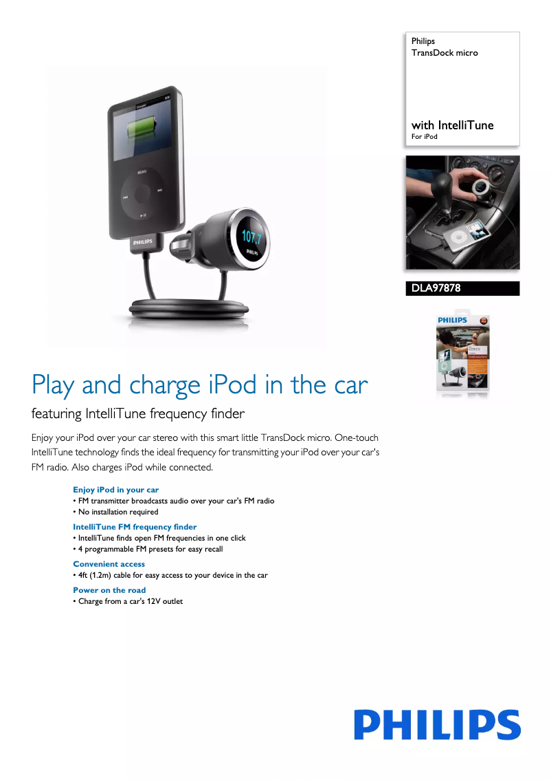 First page image of the manual for DLA97878