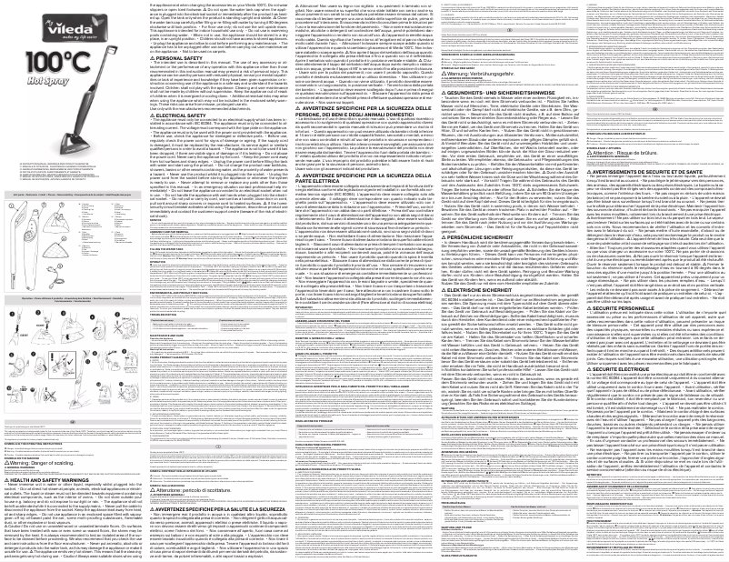 Image de la première page du manuel de l'appareil 100°C Hot Spray