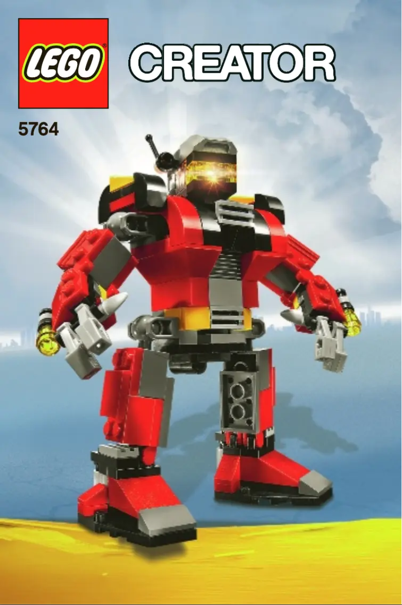 Page 1 de la notice Manuel utilisateur Lego Rescue Robot