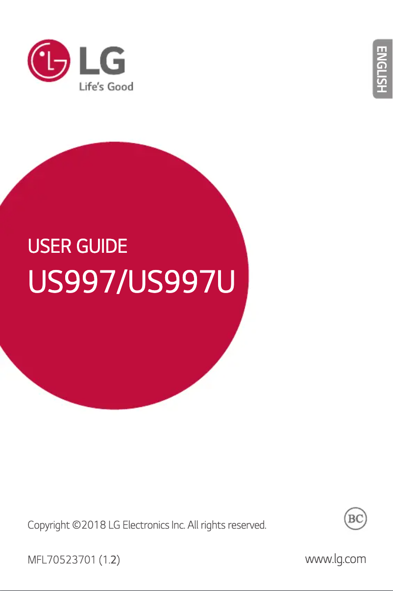 Image de la première page du manuel de l'appareil G6+ U