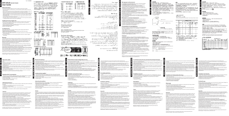 Page n°1 - Manuel utilisateur Cooler Master V850 SFX Gold