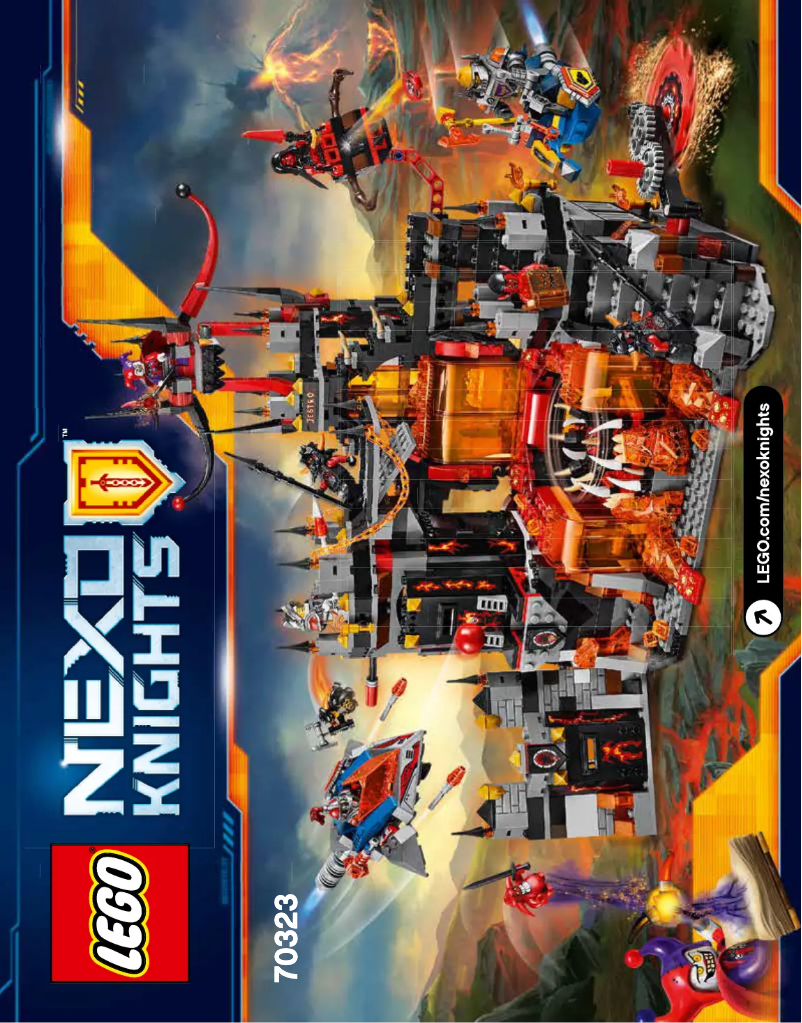 Page 1 of the manual User Manual Lego Nexo Knights 70323