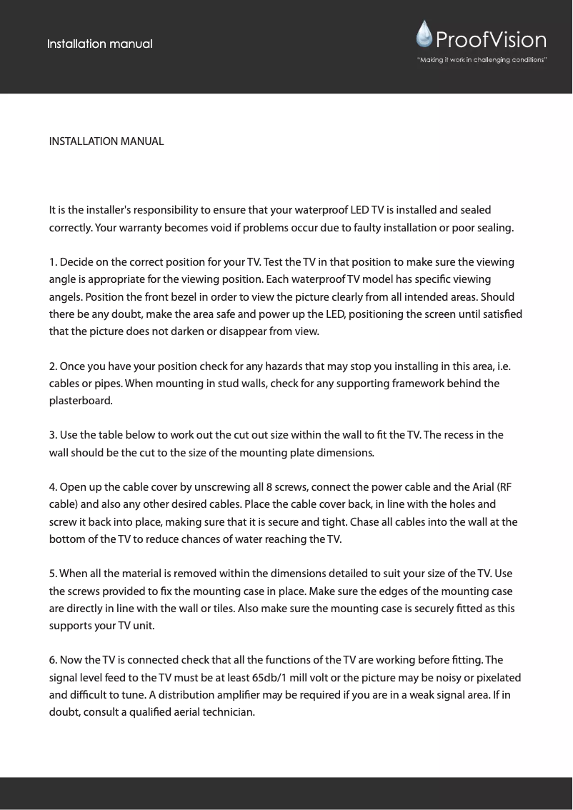 Image de la première page du manuel de l'appareil PV19BF