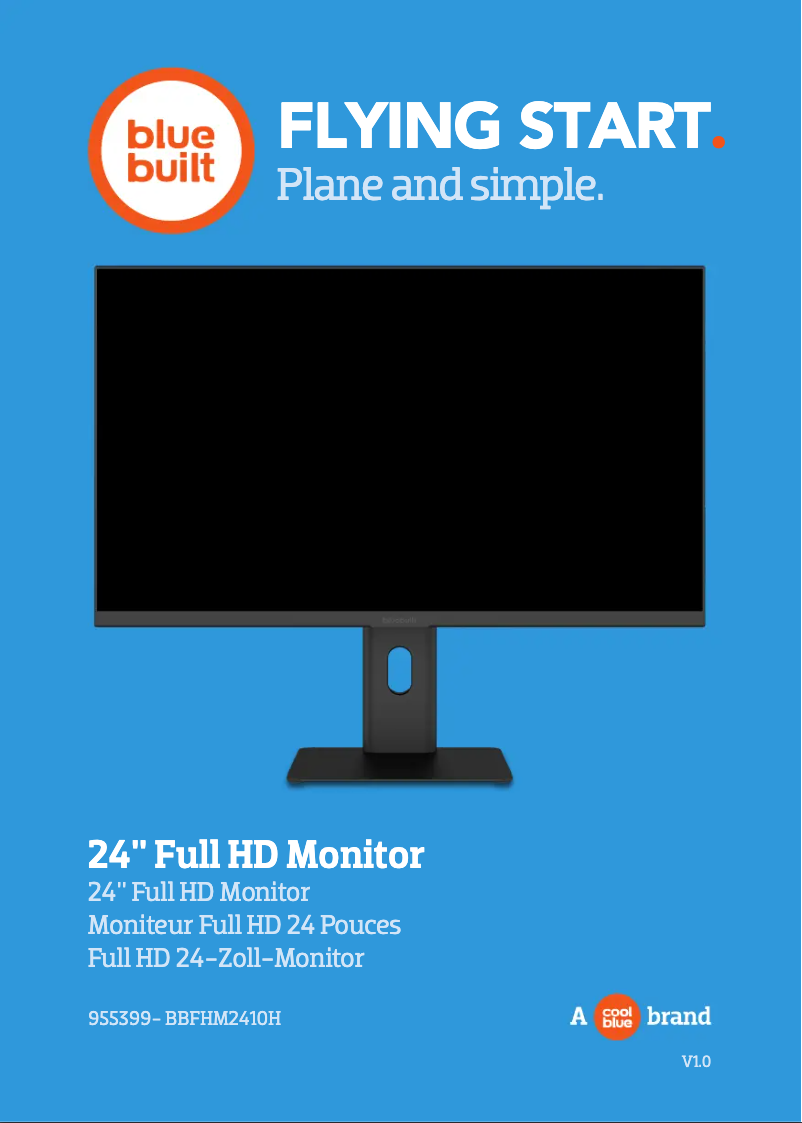 Image de la première page du manuel de l'appareil BBFHM24100