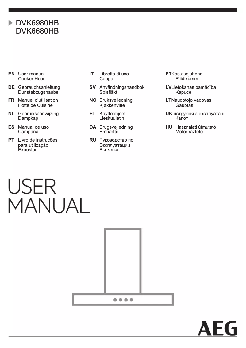 Page n°1 - Manuel utilisateur AEG DVK6680HB