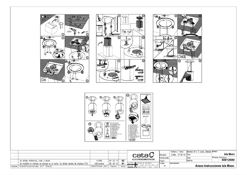 Page 1 de la notice Mode d'emploi CATA Moon Island