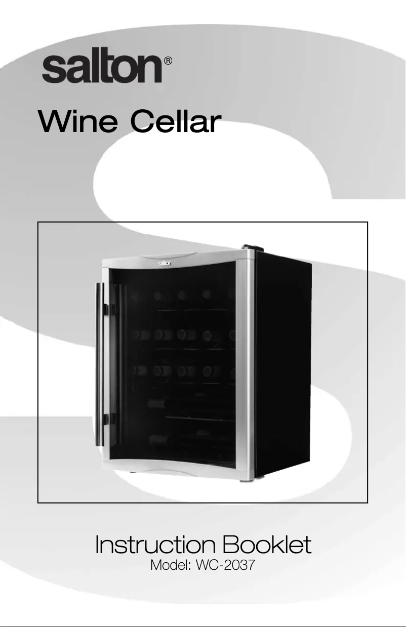 Image de la première page du manuel de l'appareil WC-2037