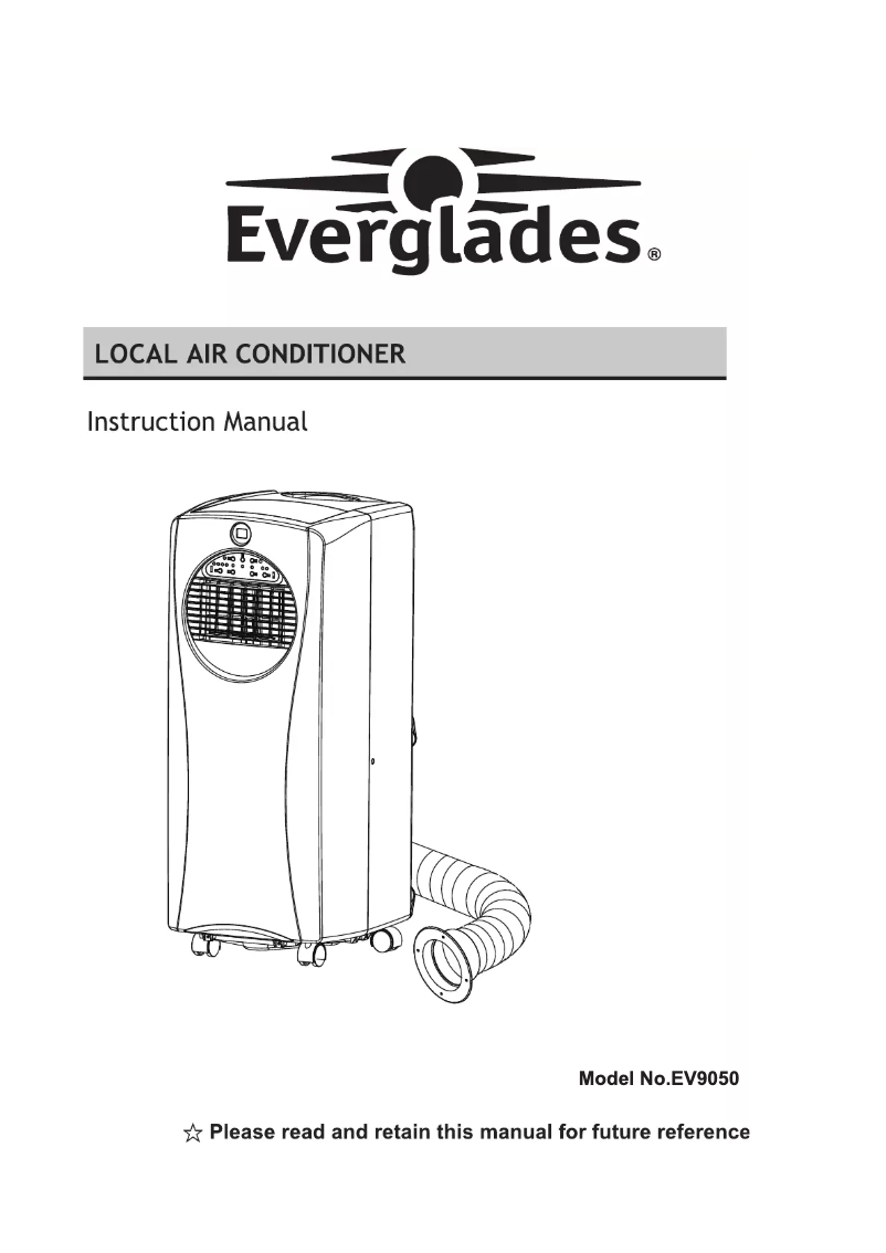Page 1 de la notice Manuel utilisateur Everglades EV9050