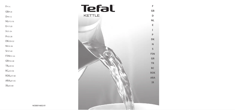 Page 1 de la notice Manuel utilisateur Tefal KO4728
