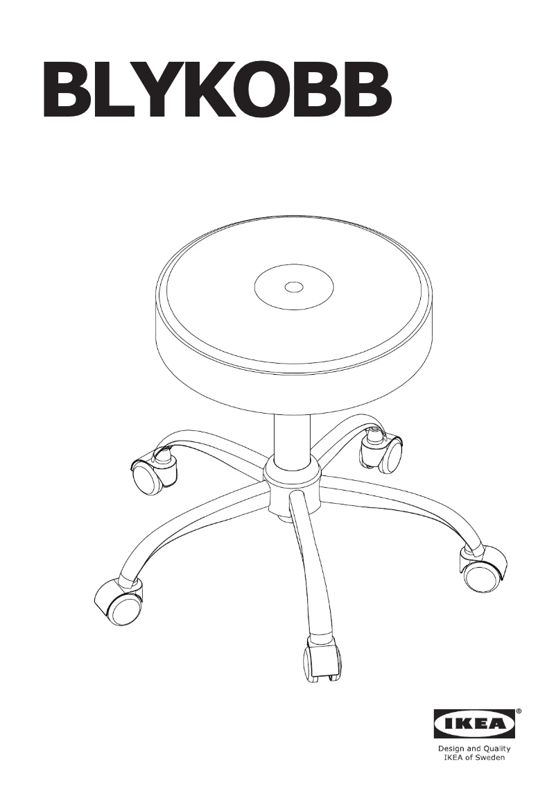 Image de la première page du manuel de l'appareil BLYKOBB 004.893.78