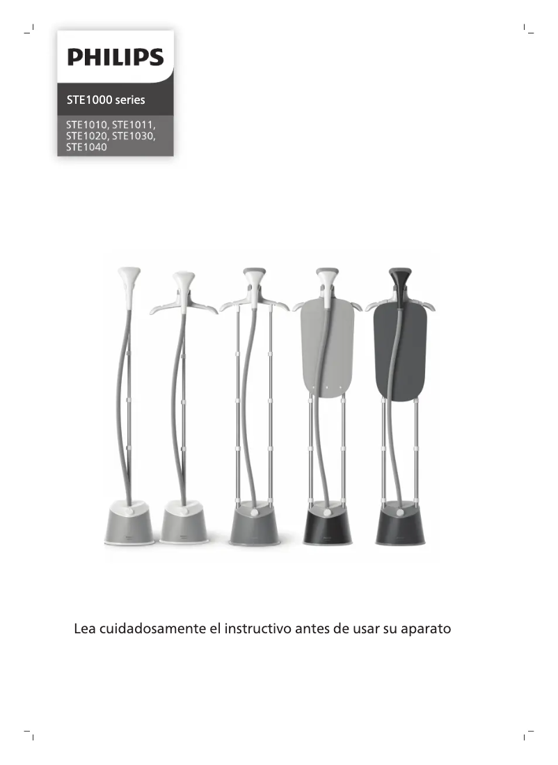 Page 1 de la notice Manuel utilisateur Philips STE1020