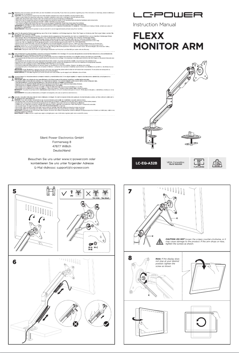 Page n°1 - Manuel utilisateur LC-Power LC-EQ-A32B