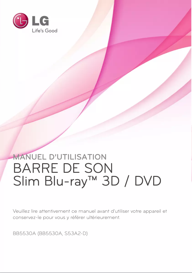 Image de la première page du manuel de l'appareil BB5530A