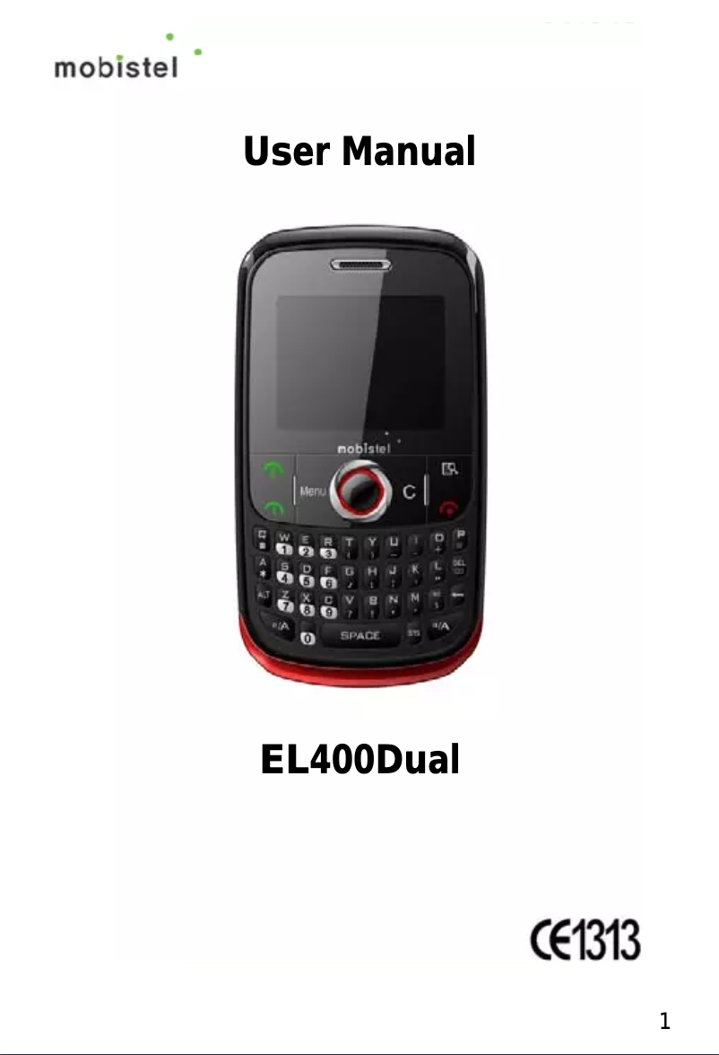 Image de la première page du manuel de l'appareil EL400Dual