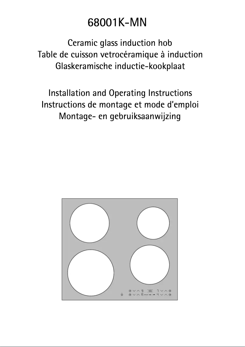 Imagen de la primera página del manual del dispositivo 68001K-MN
