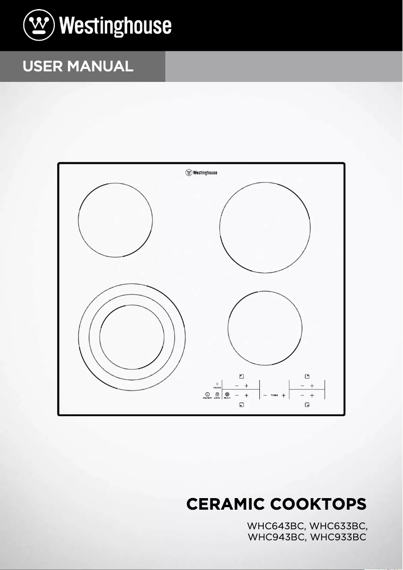 Image de la première page du manuel de l'appareil WHC943BC