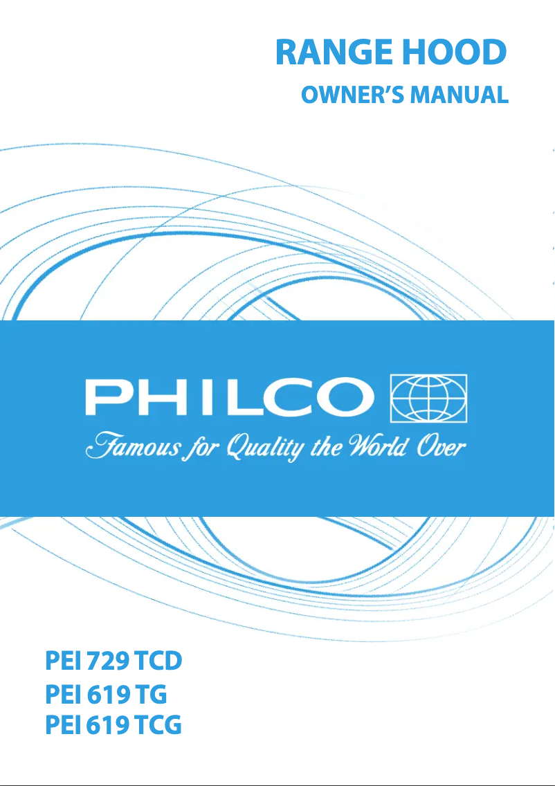 Page n°1 - Manuel utilisateur Philco PEI 729 TCD