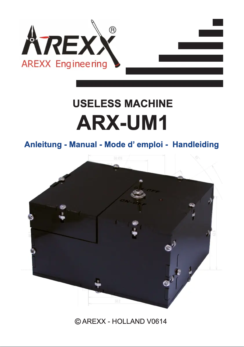 Page 1 de la notice Manuel utilisateur AREXX ARX-UM1