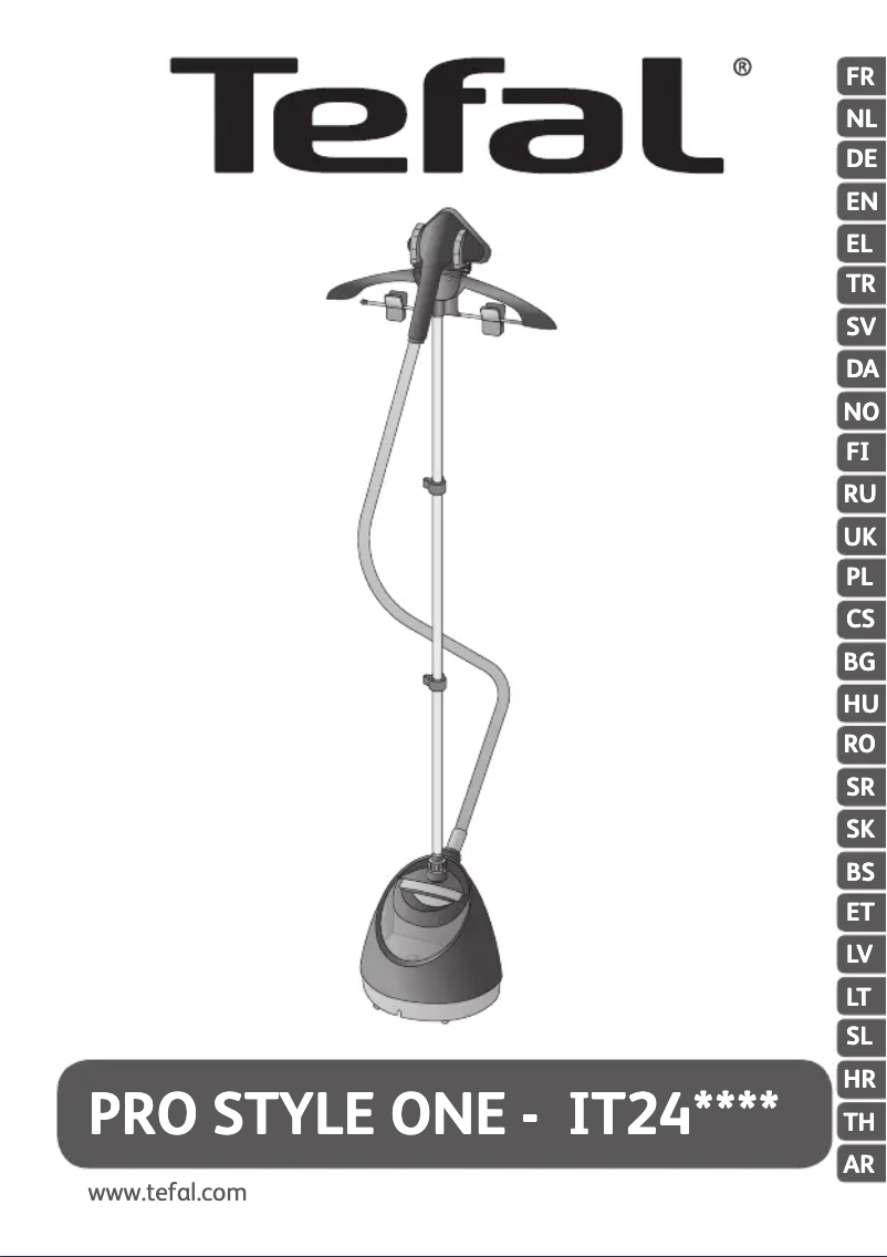 Page 1 de la notice Manuel utilisateur Tefal Pro Style One IT2461