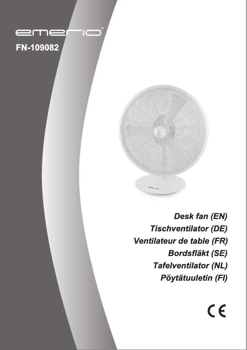 Page 1 de la notice Manuel utilisateur Emerio FN-109082