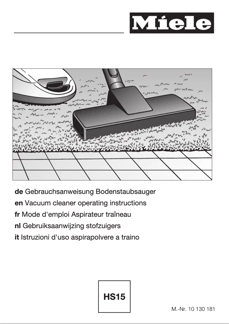 Page n°1 - Manuel utilisateur Miele Complete C3 Boost Parquet Plus EcoLine