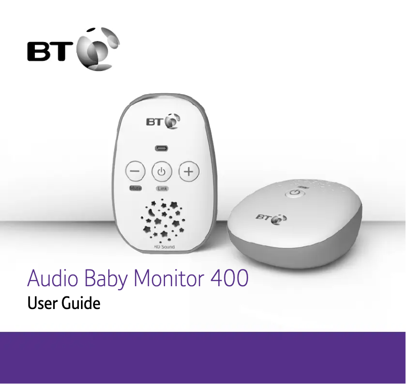 Page 1 de la notice Manuel utilisateur BT Audio Baby Monitor 400