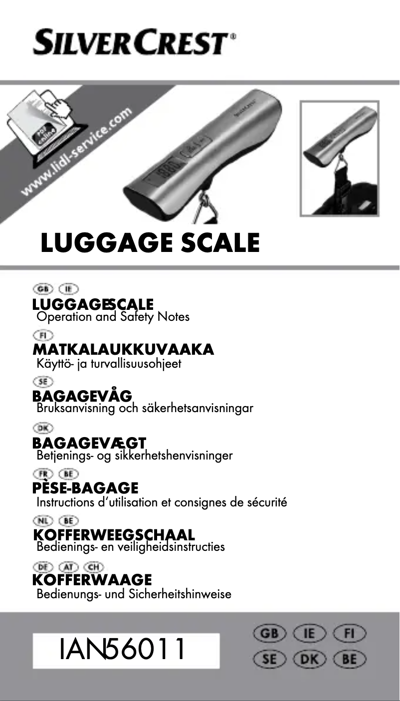 Página 1 del manual Manual de usuario SilverCrest Z31894