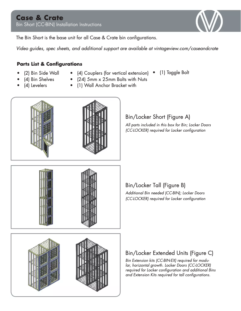 Image de la première page du manuel de l'appareil CC-BIN-T4-K