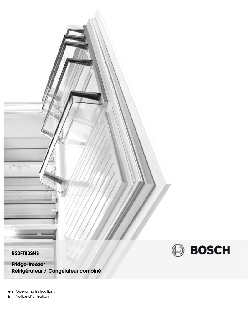 Page 1 de la notice Manuel utilisateur Bosch 800 Series B22FT80SNS