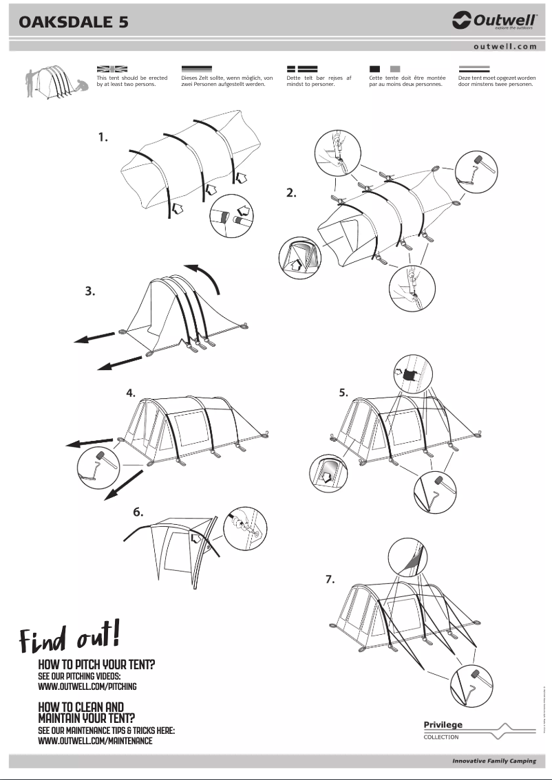 Image de la première page du manuel de l'appareil Oaksdale 5