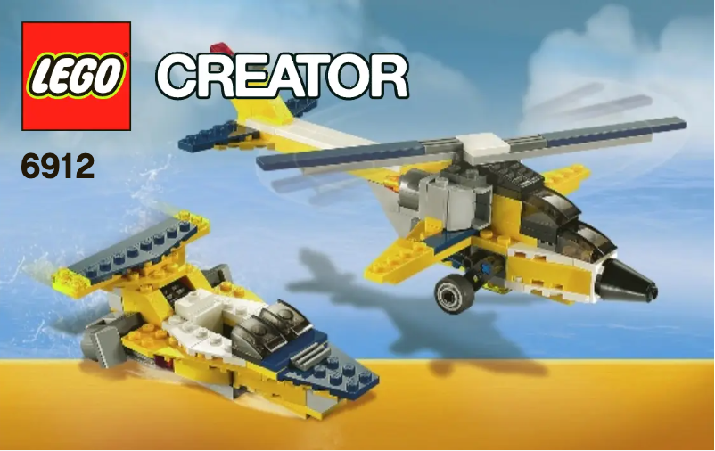 Page 1 of the manual User Manual Lego Creator 6912