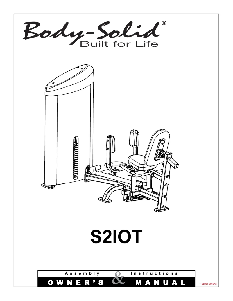 Image de la première page du manuel de l'appareil S2IOT