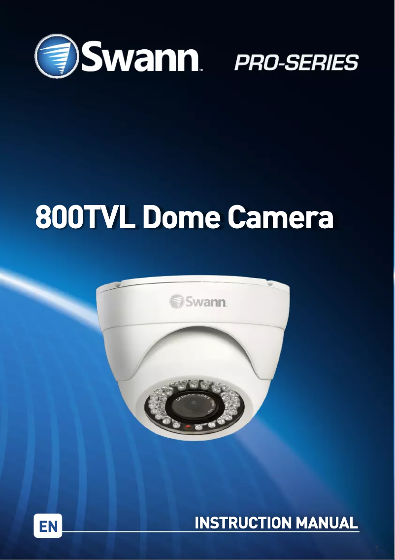 Page 1 de la notice Manuel utilisateur Swann PRO-743
