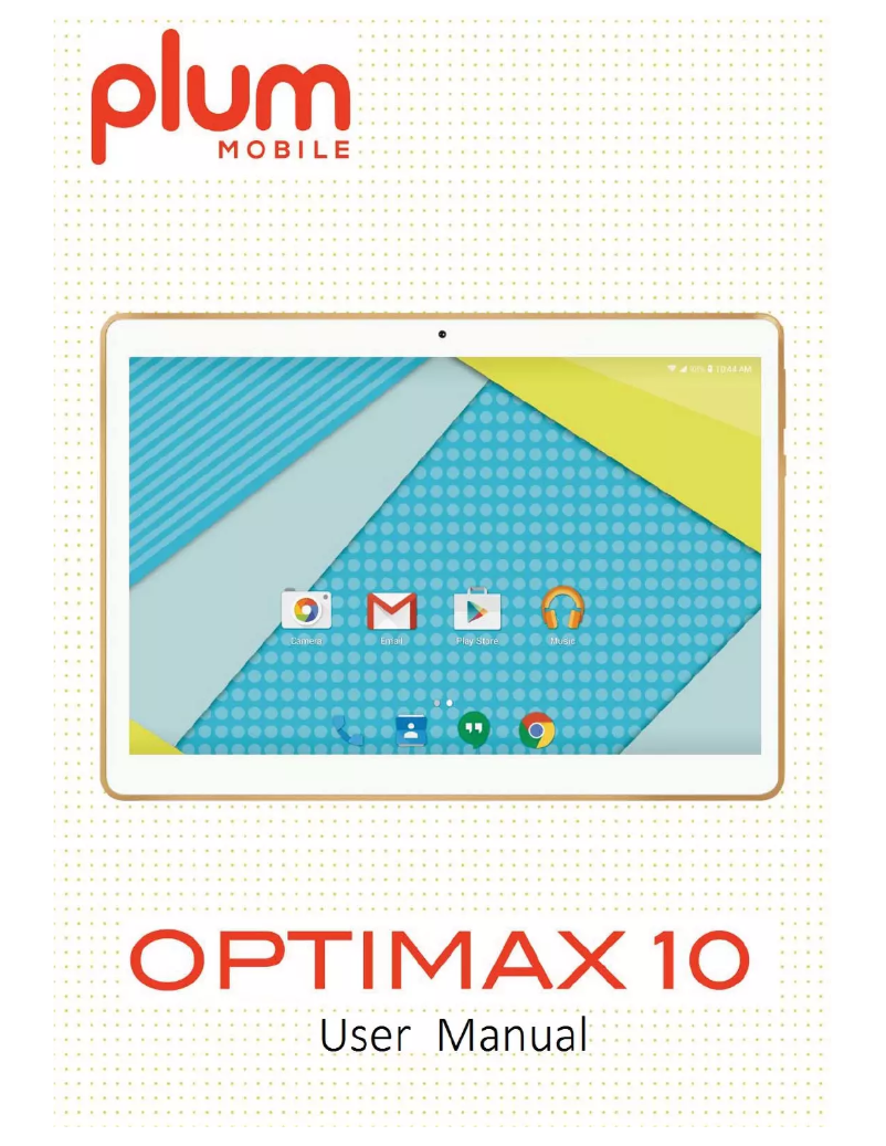 Image de la première page du manuel de l'appareil Optimax 10.0