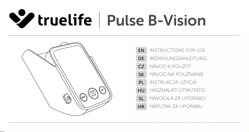 Page n°1 - Manuel utilisateur TrueLife Pulse B-Vision