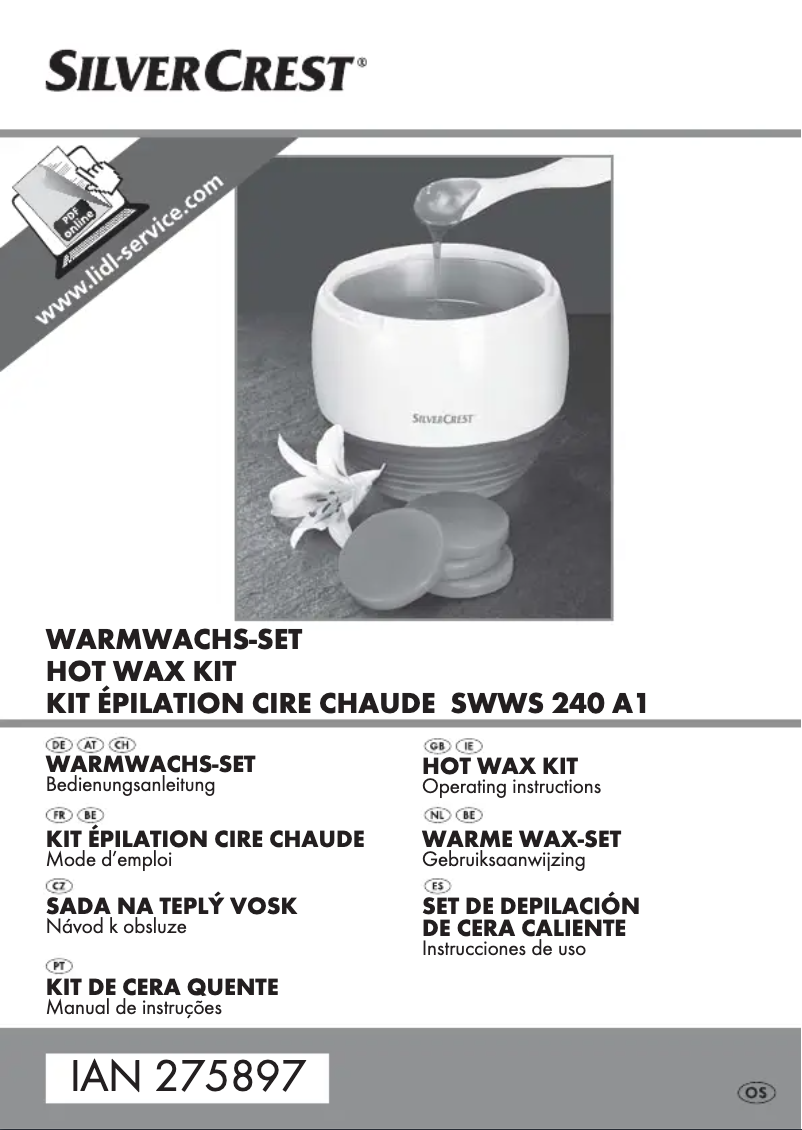 Page n°1 - Manuel utilisateur SilverCrest SWWS 240 A1