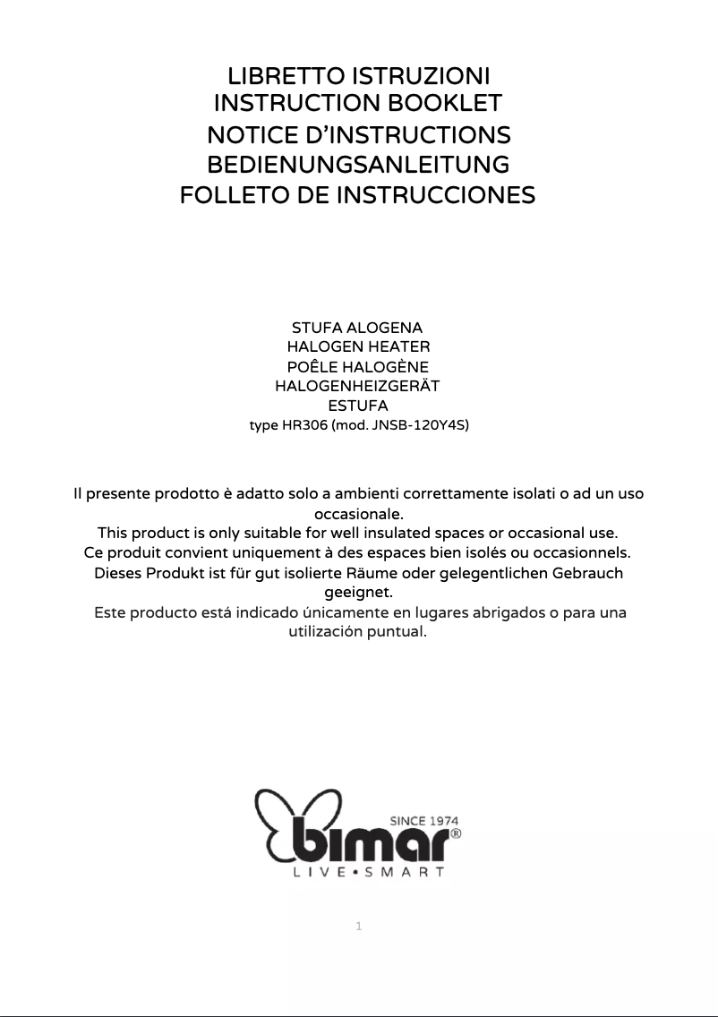 Image de la première page du manuel de l'appareil HR306