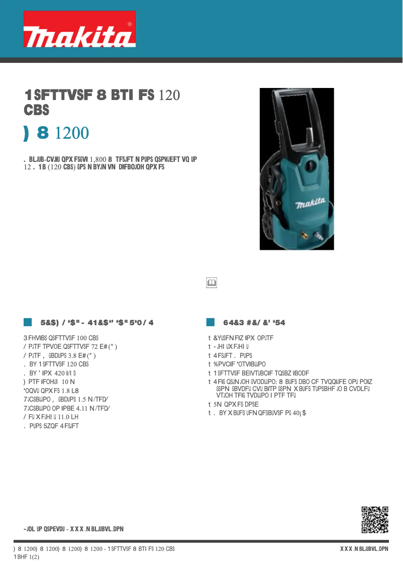 Image de la première page du manuel de l'appareil HW1200