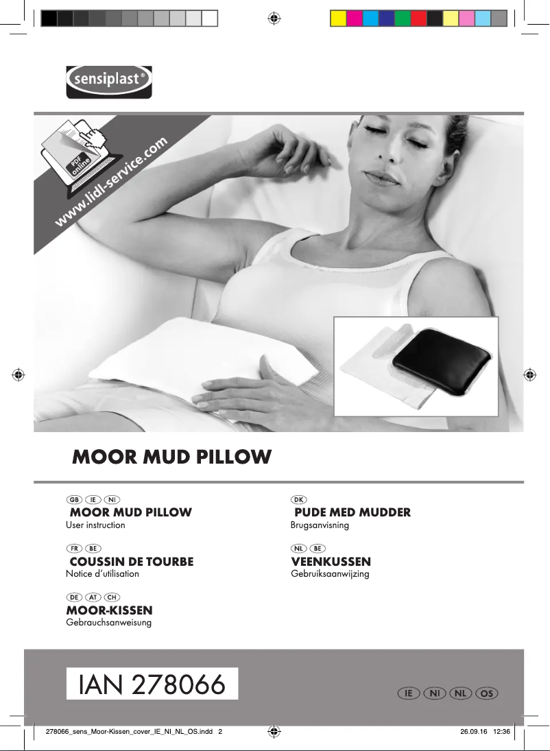 Page 1 de la notice Manuel utilisateur Sensiplast IAN 278066