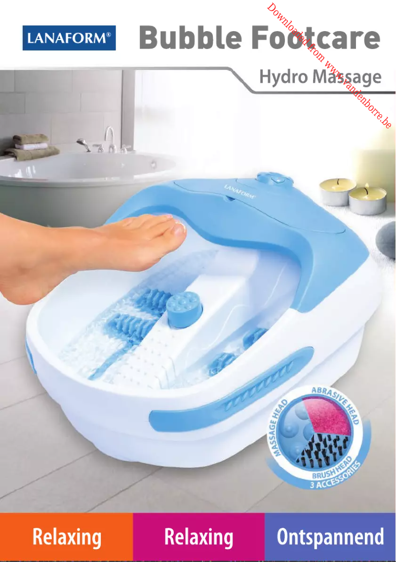 Page 1 de la notice Manuel utilisateur Lanaform LA110412