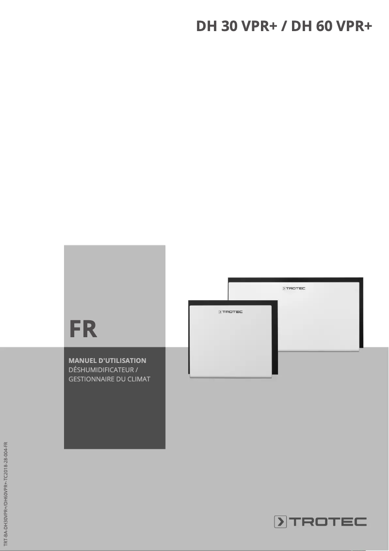 Imagen de la primera página del manual del dispositivo DH 30 VPR+