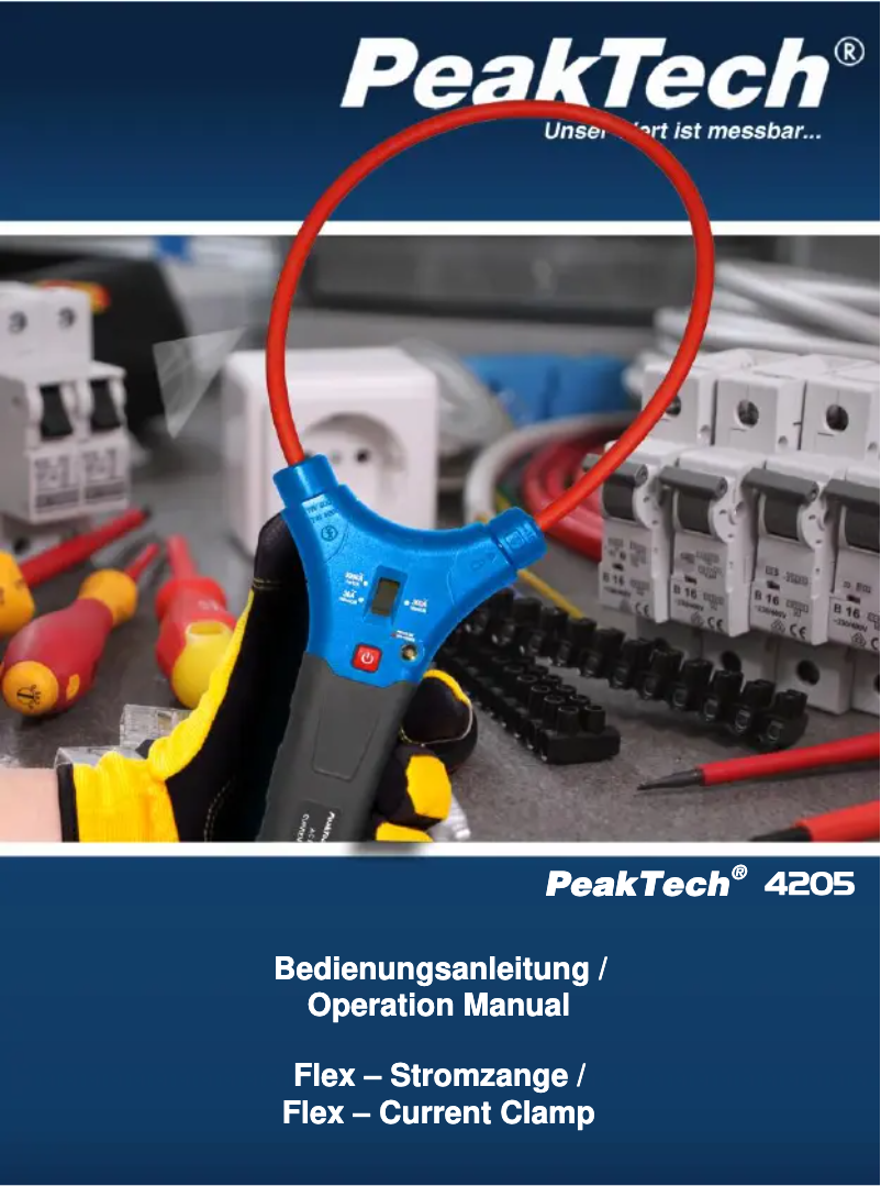 Página 1 del manual Manual de usuario PeakTech 4205