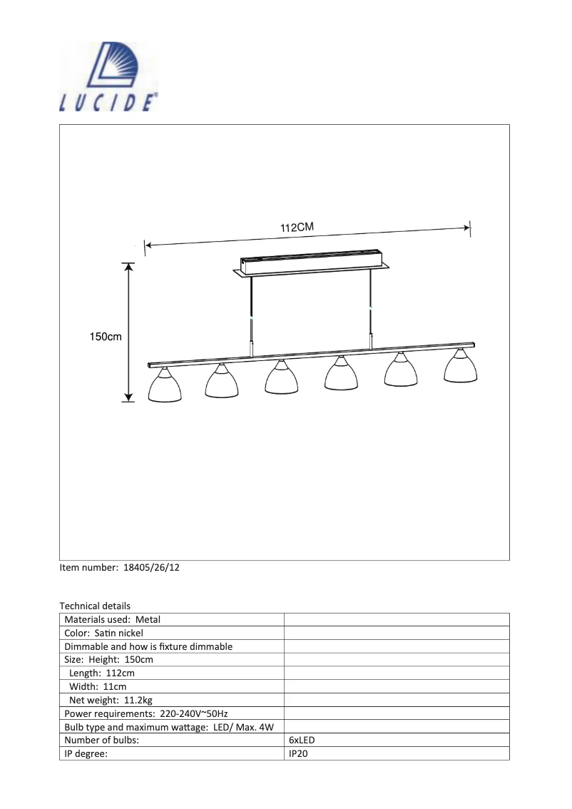 Página 1 del manual Manual de usuario Lucide Ilina