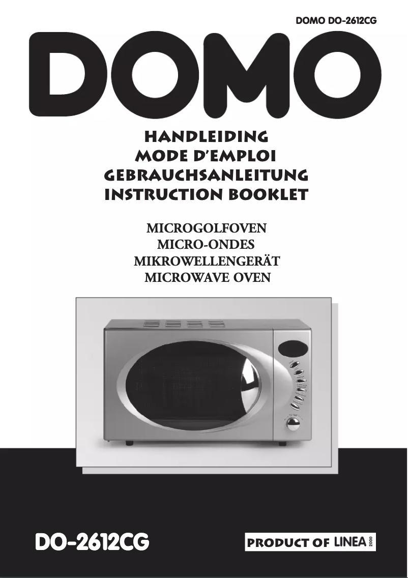 Page 1 de la notice Manuel utilisateur Domo DO2612CG