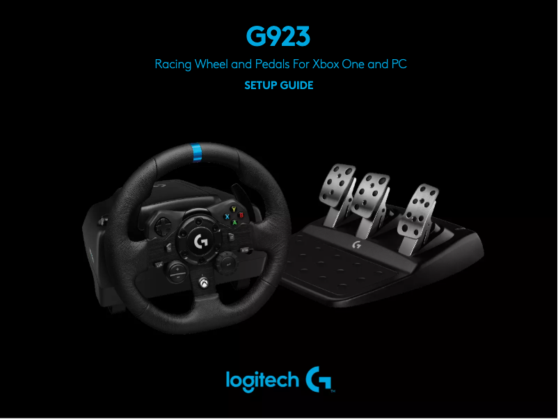 Página 1 del manual Manual de usuario Logitech G923