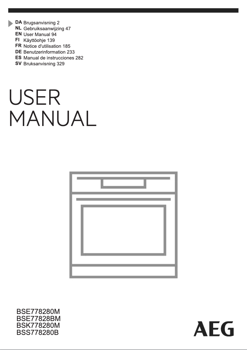 Página 1 del manual Manual de usuario AEG BSE77828BM