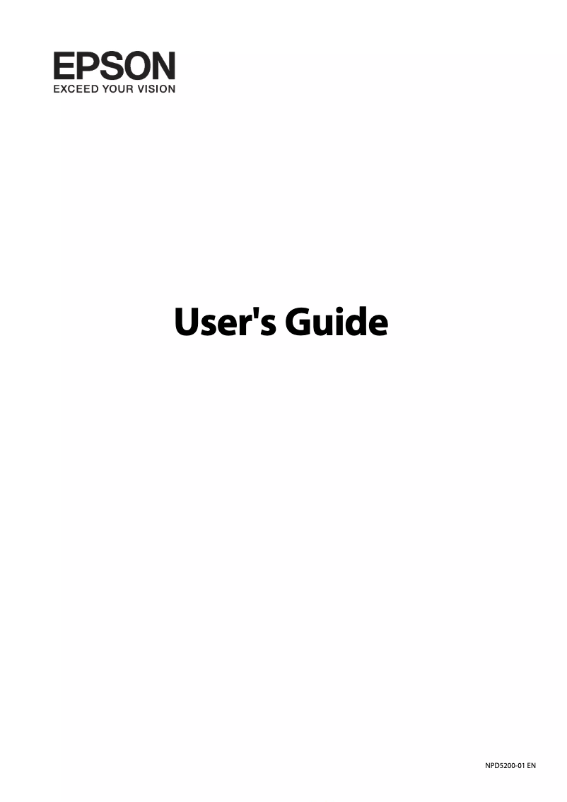 Page n°1 - Manuel utilisateur Epson L366