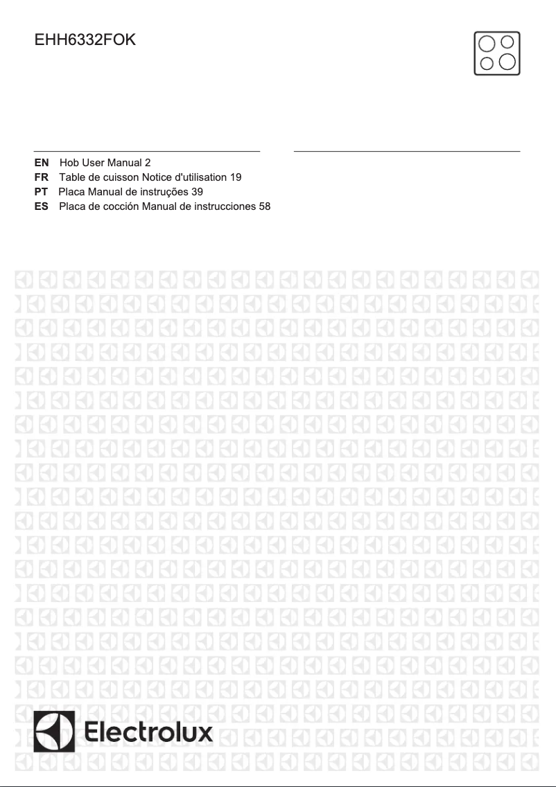 Image de la première page du manuel de l'appareil EHH6332FOK