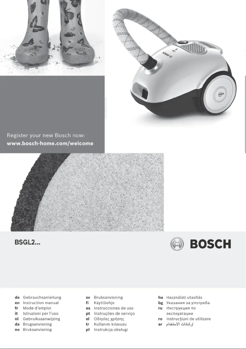 Página 1 del manual Manual de usuario Bosch BSGL2MOVE